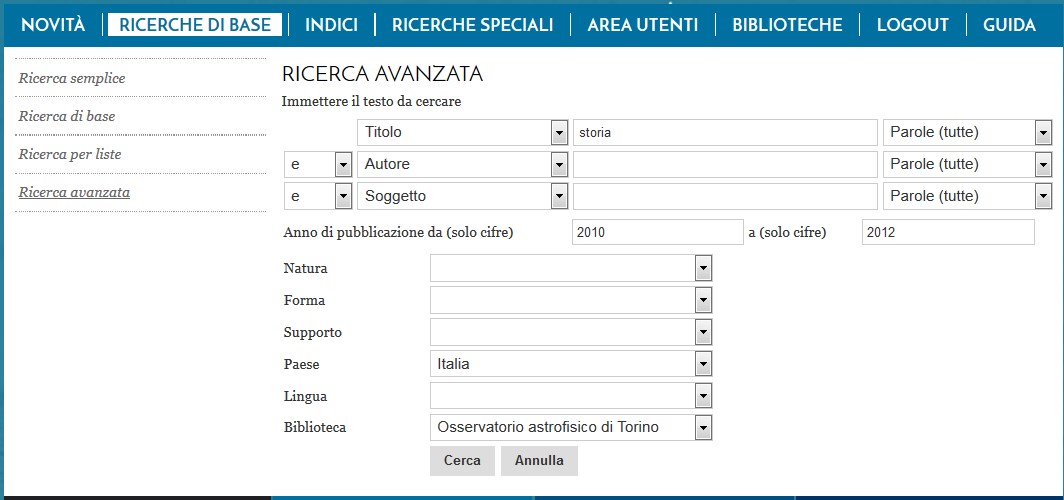 accesso catalogo 7