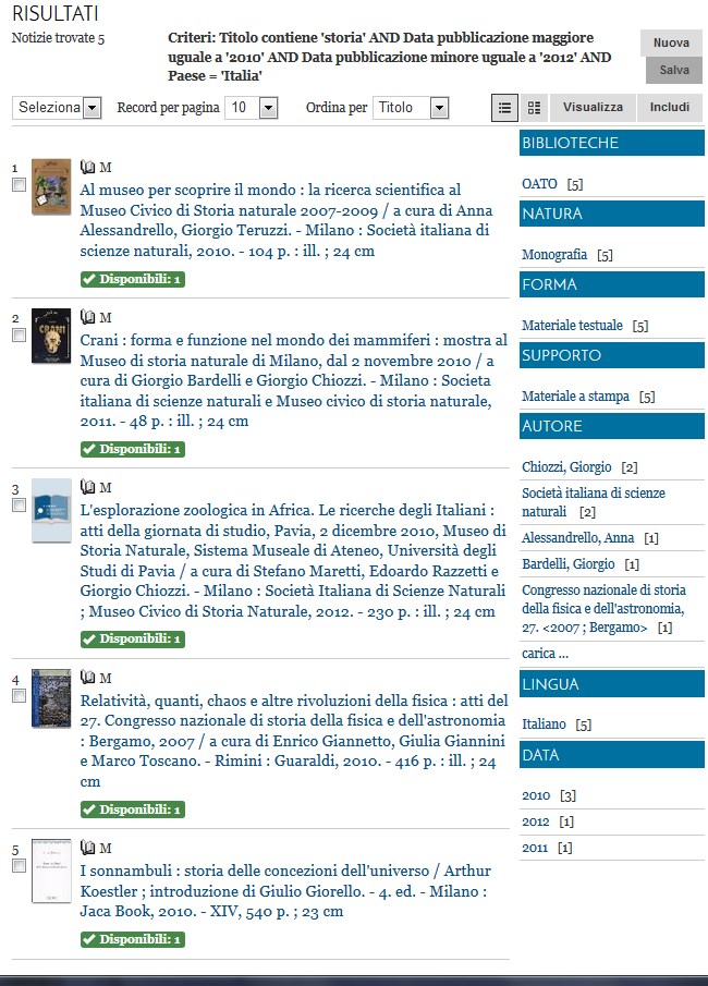 accesso catalogo 8